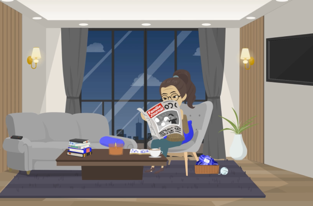 Billede fra animationsfilm om Digital Artikelservice