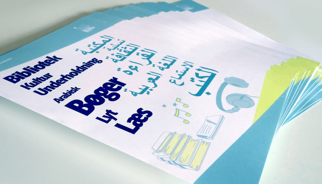 Arabisk folder til sproglige minoriteter